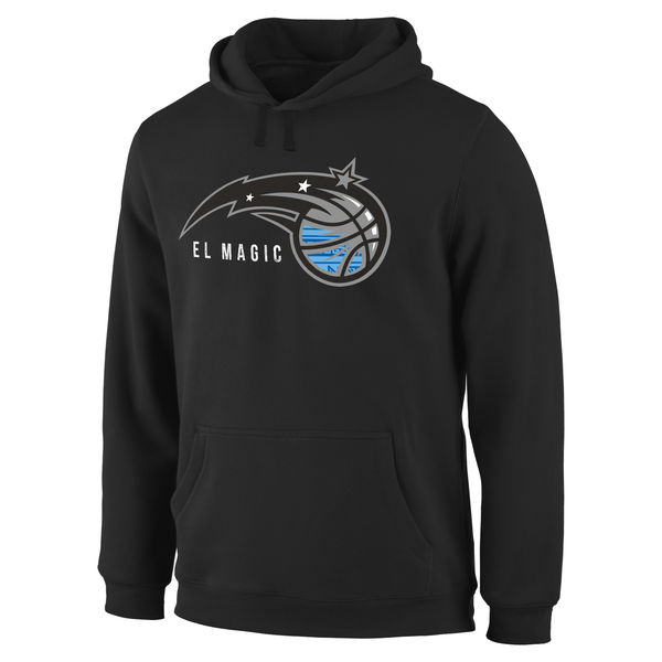  Men Orlando Magic Noches Enebea Pullover Hoodie Black->orlando magic->NBA Jersey